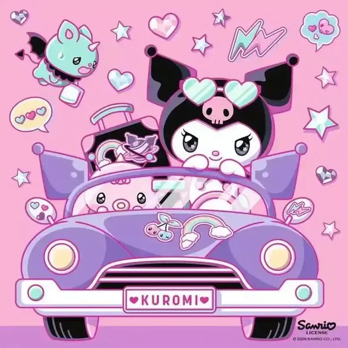 Ravensburger Puzzle Kuromi on Tour 3x49pcs