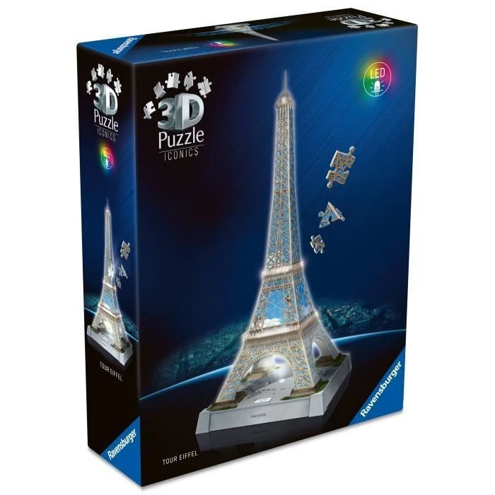Ravensburger Παζλ 3D Eiffel Tower Night Edition 216 τεμαχίων