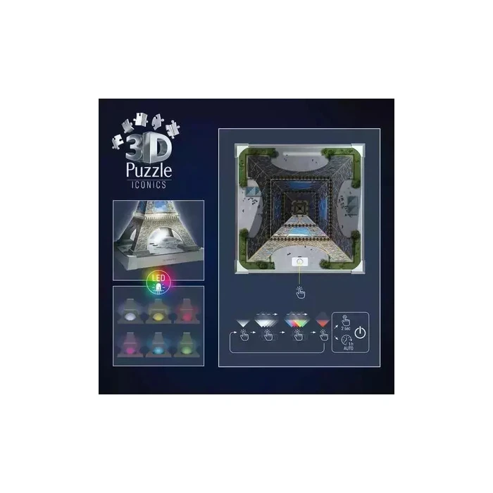 Ravensburger Παζλ 3D Eiffel Tower Night Edition 216 τεμαχίων
