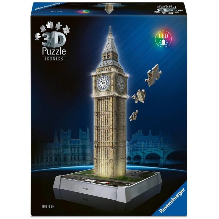 Ravensburger Παζλ 3D Big Ben Night Edition 216 τεμαχίων