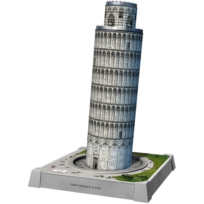 Ravensburger 3D Puzzle 3D Iconics Leaning Tower of Pisa Night Edition 216 Pieces