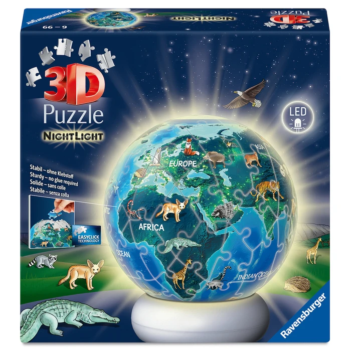 Ravensburger 3D Puzzle Φωτιστικό Υδρόγειος