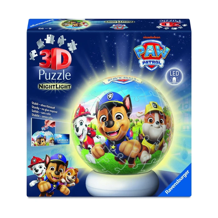 Ravensburger Παζλ 3D Nightlight Paw Patrol