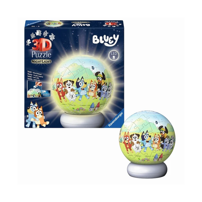 Ravensburger 3D Puzzle Νυχτερινό Φως Bluey