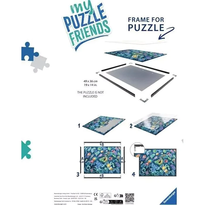 Κορνίζα παζλ Ravensburger (μαύρη, για 1000 τεμάχια)