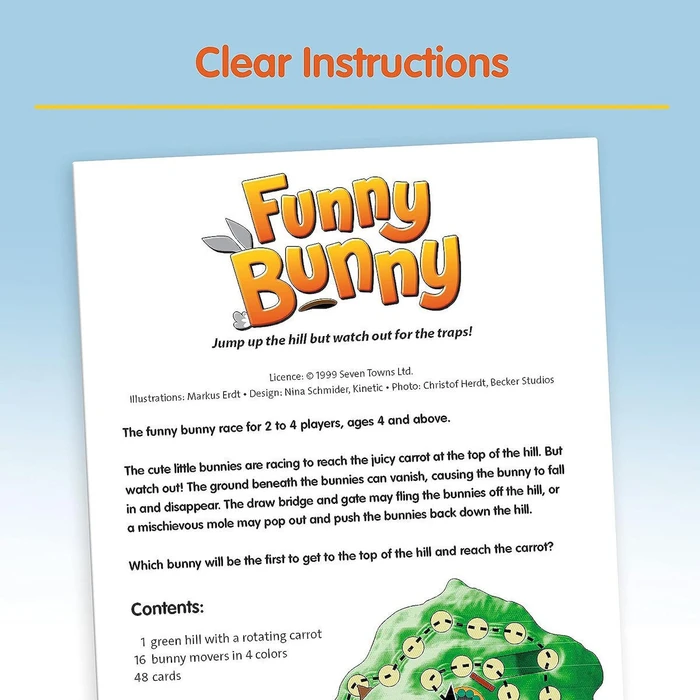 Επιτραπέζιο Παιχνίδι Ravensburger Lotti Karotti: The Twisted Rabbit Race