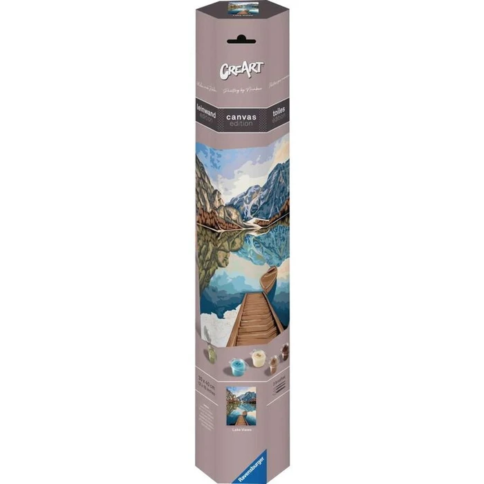 Ravensburger CreArt Canvas Ζωγραφική με Αριθμούς Lake Views