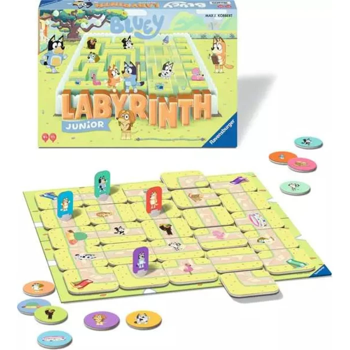 Ravensburger Labyrinth Junior Bluey Επιτραπέζιο Παιχνίδι Οικογενειακό
