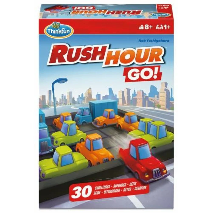 Ravensburger ThinkFun Παιχνίδι Λογικής Rush Hour Go 76680