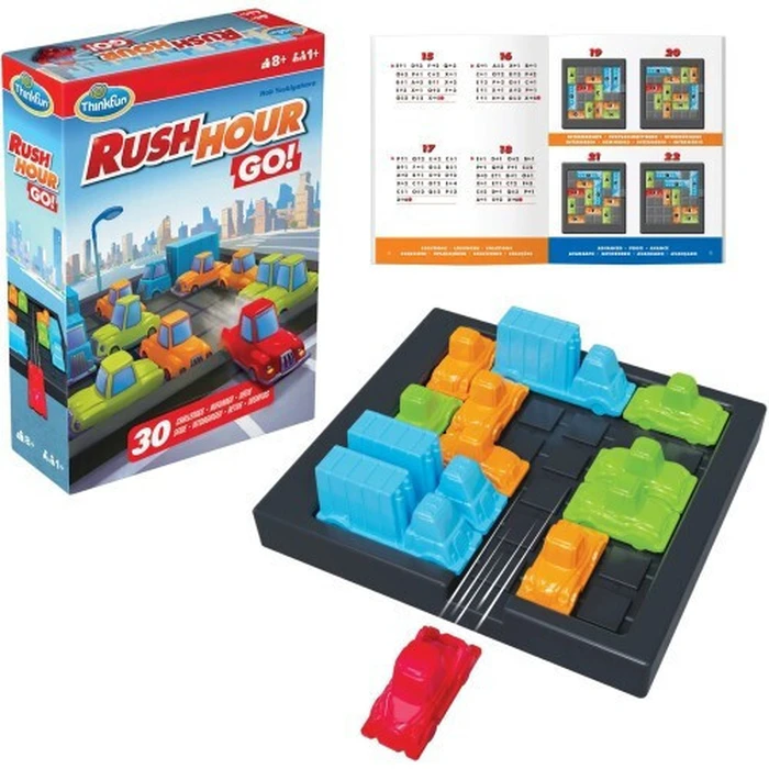 Ravensburger ThinkFun Παιχνίδι Λογικής Rush Hour Go 76680