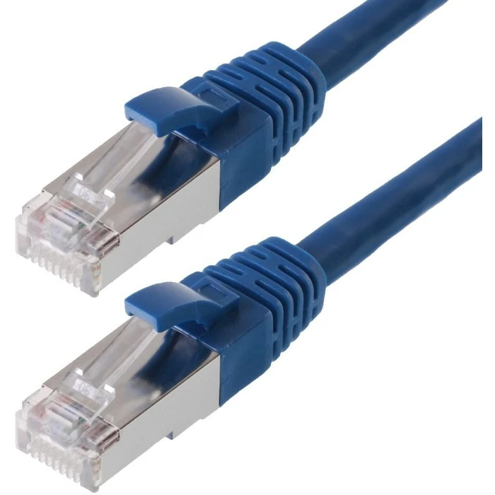 Helos Patch Cable Cat.6 U/UTP AWG 27/7 30.0 m Blue