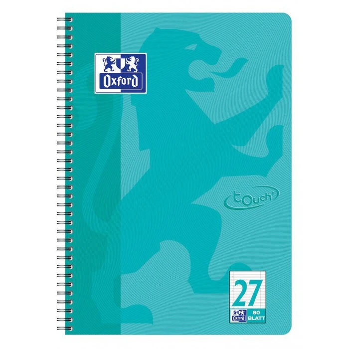 Oxford Collegeblock A4+ L.27 aqua - 80 φύλλα