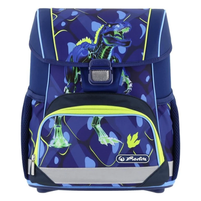Herlitz School Backpack 17 L - Loop Plus Equipped (T-Rex Explorer)