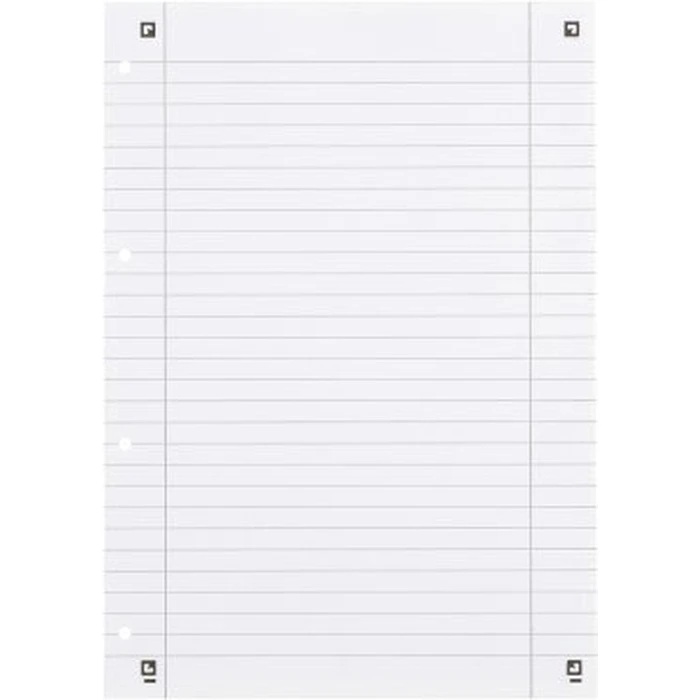 Oxford Collegeblock A4+ 220x295mm 80 Φύλλα Ριγέ με Περιθώρια Αριστερά+Δεξιά