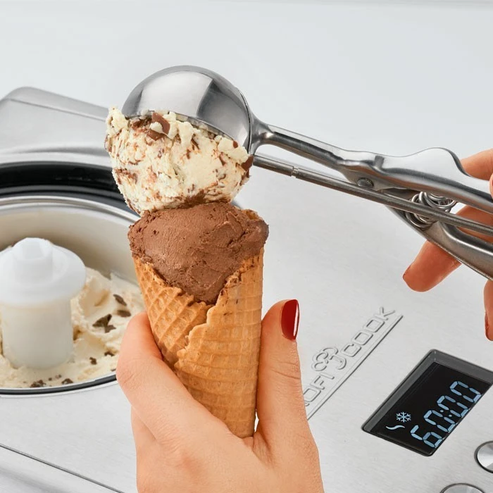 PROFI COOK Ice Cream and Yogurt Maker PC-ICM 1091 N 2 in 1 with Compressor Cooling 1.5L