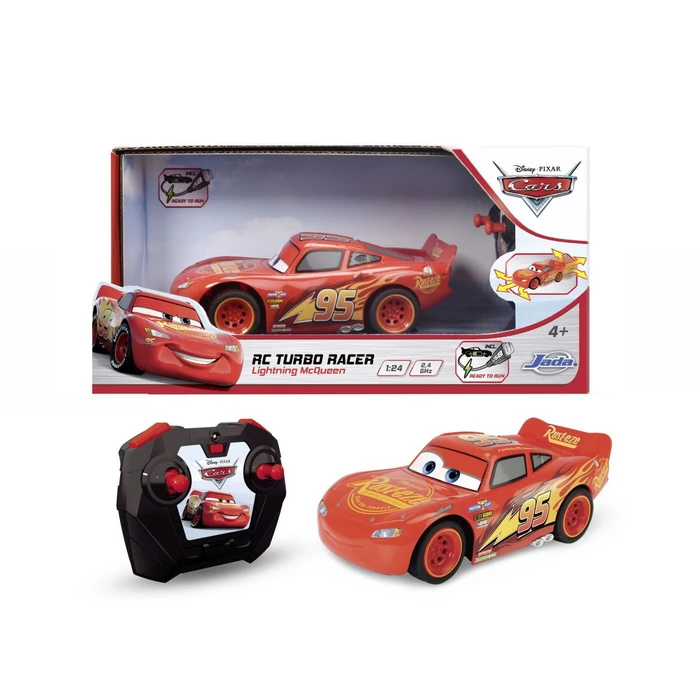 Τηλεκατευθυνόμενο όχημα Dickie RC Lightning McQueen Cars 3 1:24 Turbo