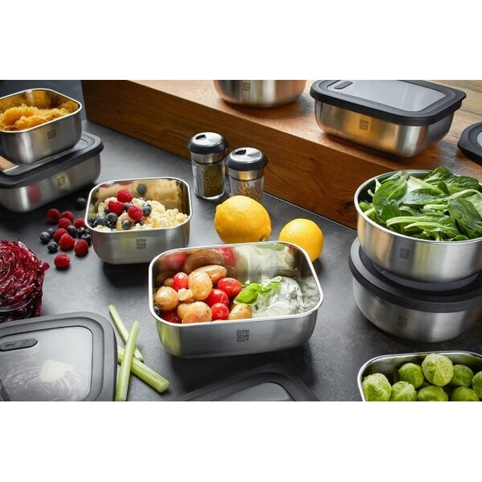 Vorratsdosen GEFU Frischhaltedose PROVIDO rund 1000 ml