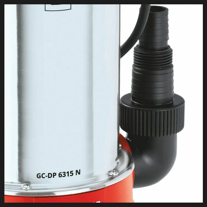 Αντλία βρόμικου νερού Einhell GC-DP 6315 N (630W, κόκκινο/ανοξείδωτο)