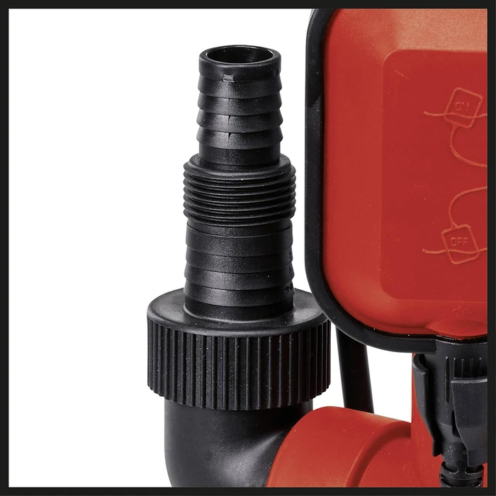 Einhell καθαρή αντλία νερού GC‑SP 2275 (220 W) — βυθιζόμενη/πίεσης, κόκκινο/μαύρο