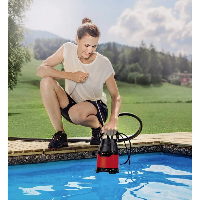 Einhell καθαρή αντλία νερού GC‑SP 2275 (220 W) — βυθιζόμενη/πίεσης, κόκκινο/μαύρο