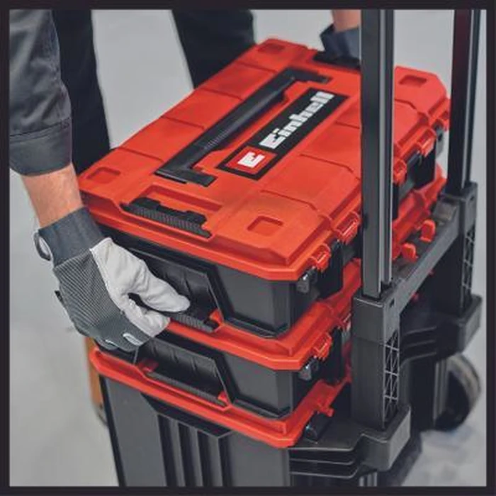 Einhell E-Case Tower system case (black/red, 1x E-Case L, 2x E-Case S)