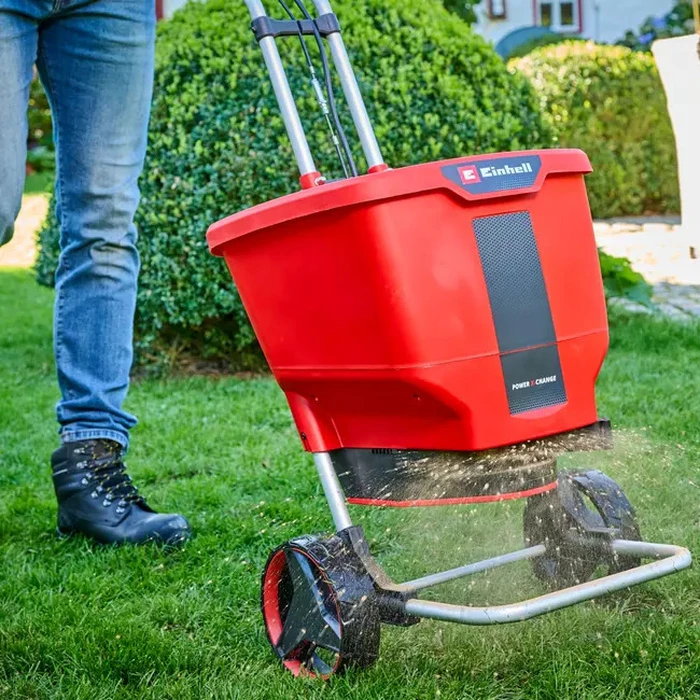 Einhell Power X-Change Akku-Streuwagen GE-SR 18/22 Li-Solo, 18 V (κόκκινο/μαύρο, χωρίς μπαταρία και φορτιστή)