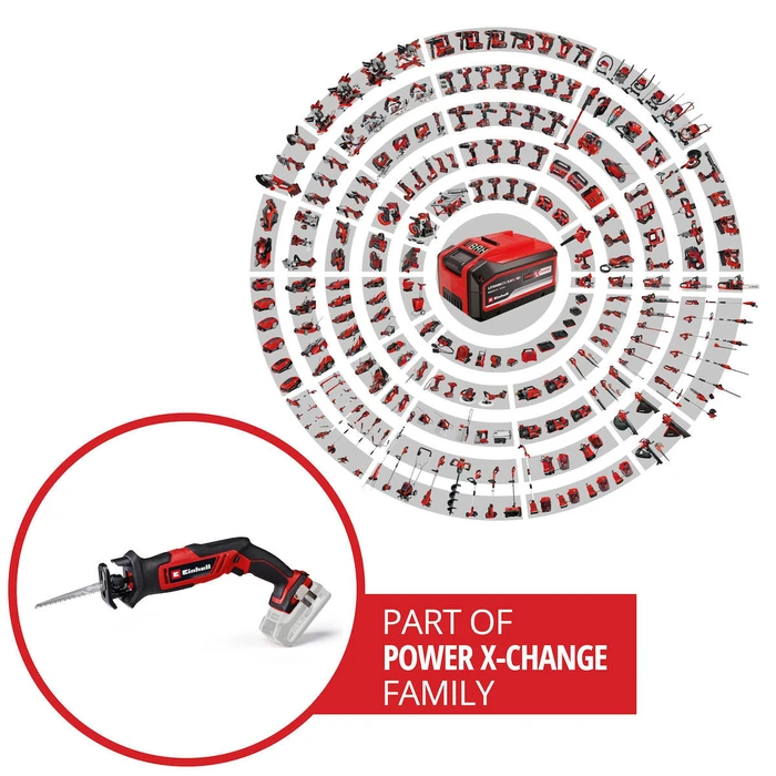 Einhell TE-AP 18/13 Li Cordless Reciprocating/Saber Saw 18V (Power X-Change) - Solo (battery and charger not included)