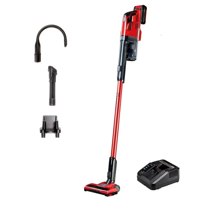 Einhell TE-SV 18 Li Kit Rechargeable 2-in-1 Stick & Handheld Vacuum 18V (1x 4.0 Ah) Red/Black