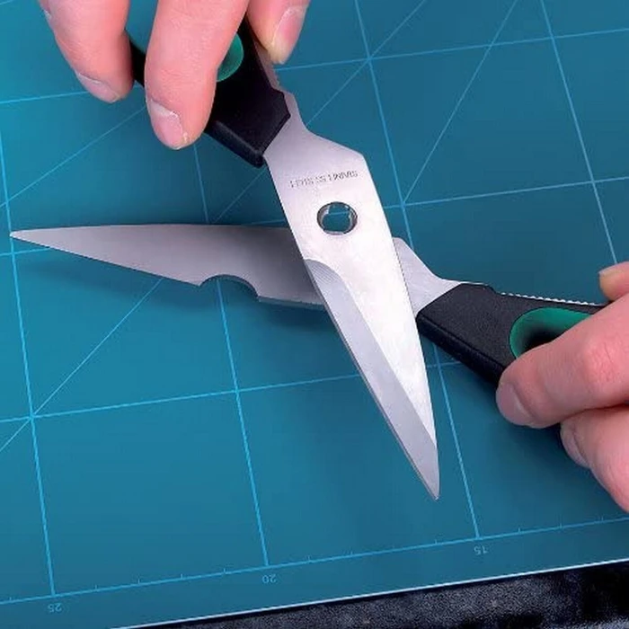 Wolfcraft Household Scissors 21.5 cm Black with Metal Blade WF4164000