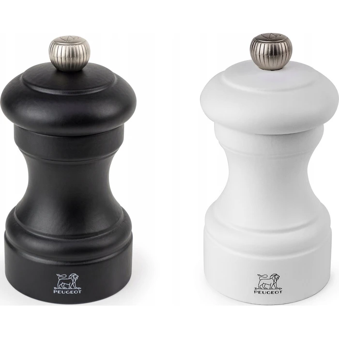 Πιπερόμυλος και Αλατιέρα Peugeot Bistro Duo 10 cm μαύρο/λευκό