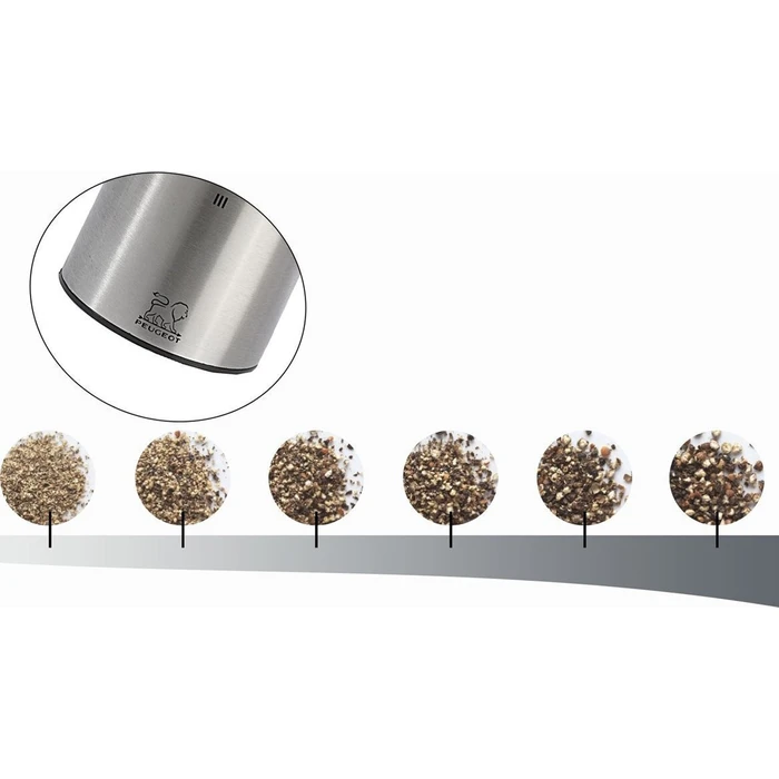 Μύλοι μπαχαρικών Peugeot pepper mill 10 cm bistrorama grey lacquered wood