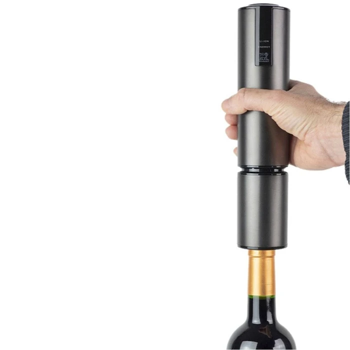 Αξεσουάρ μπαρ & κρασιού Peugeot ELIS Touch Carbone επαναφορτιζόμενο ηλεκτρικό ανοιχτήρι κρασιού 27 cm με κόφτη κάψουλας