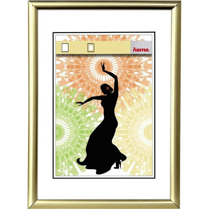 Κορνίζα τοίχου Hama Madrid Gold 15x20 Plastic Frame