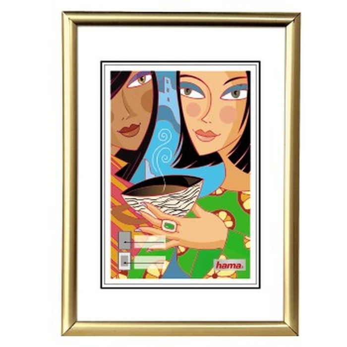 Κορνίζα τοίχου Hama Madrid Gold 15x20 Plastic Frame