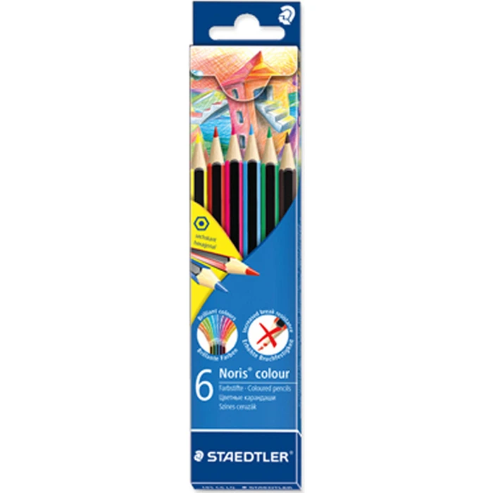 STAEDTLER Noris Colour 187 C6 - 6 coloured pencils