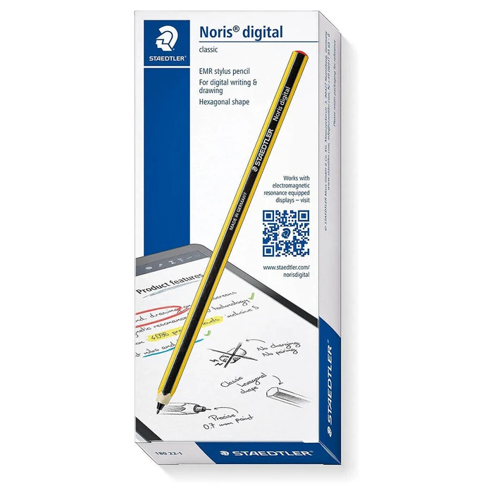 STAEDTLER Noris digital yellow - Digital stylus with 5 replacement tips 0.7 mm