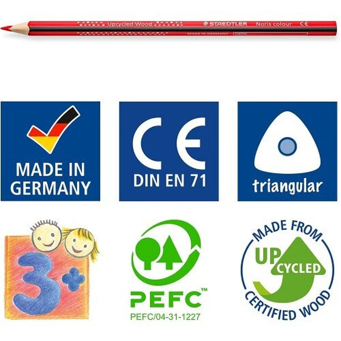 STAEDTLER Noris colour Σετ Μολυβιών Χρωματιστών 24 τεμ. (STAEDTLER Noris colour 24ST)
