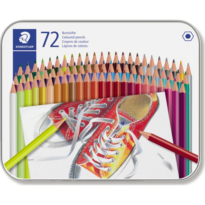 STAEDTLER Ξυλομπογιές εξάγωνες 72 τεμ (175 M72)