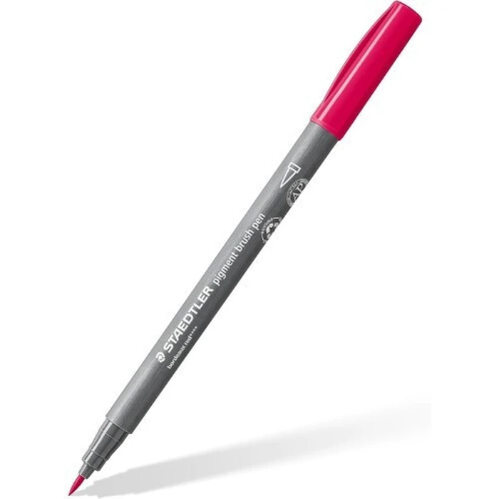 STAEDTLER MultiInk Pigment Arts Σετ 6 Πινέλων (Κόκκινα & Ροζ)