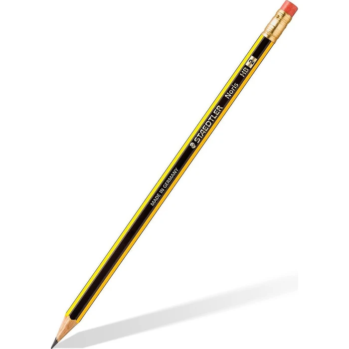 STAEDTLER Köcher Noris Ti - Σετ 72 μολύβια HB, εξάγωνο, με γόμα, μεταλλικό δοχείο