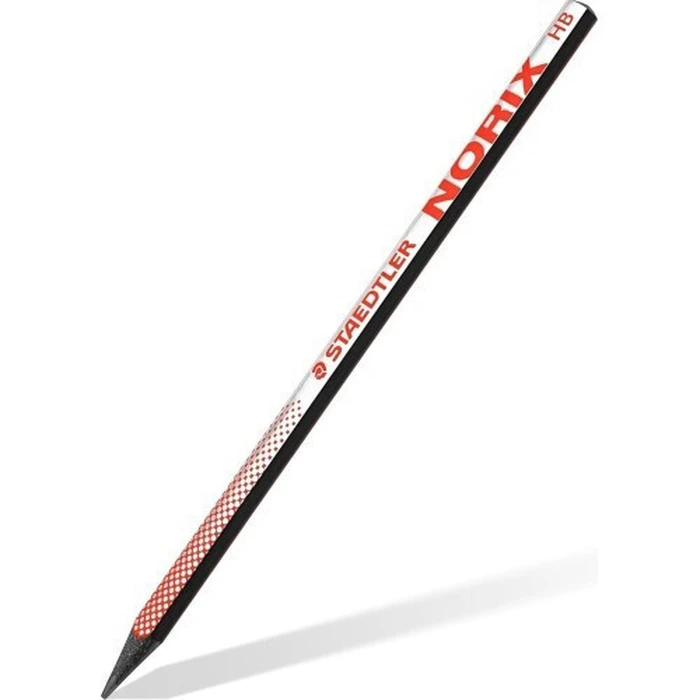 STAEDTLER Norix Graphite Pencils HB x3, Black/Grey, 100% PEFC (MPN 181-HBBK3)