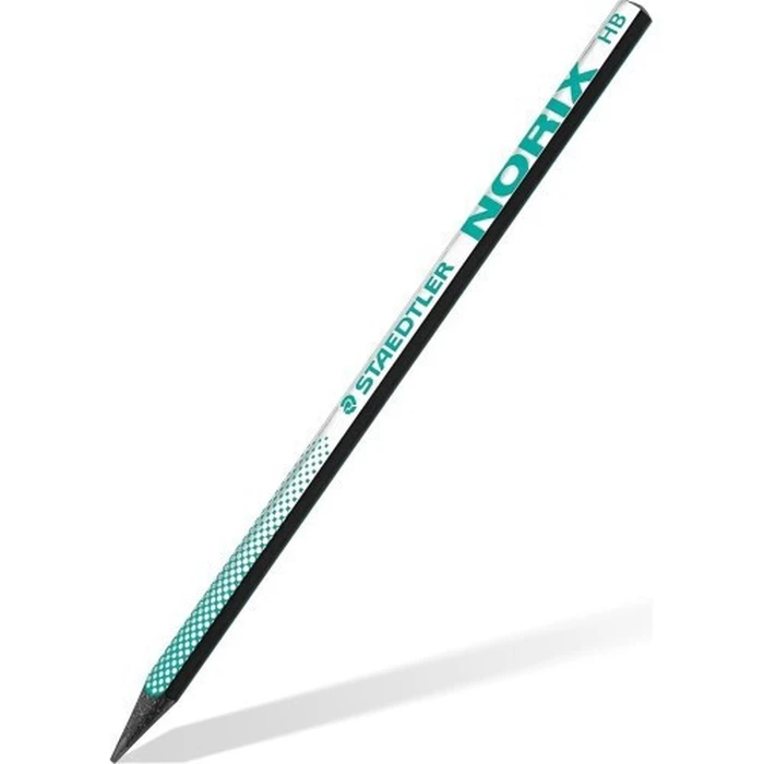 STAEDTLER Norix Graphite Pencils HB x3, Black/Grey, 100% PEFC (MPN 181-HBBK3)