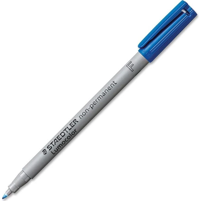 STAEDTLER Lumocolor Folienstift Non-Permanent Marker F - Blue