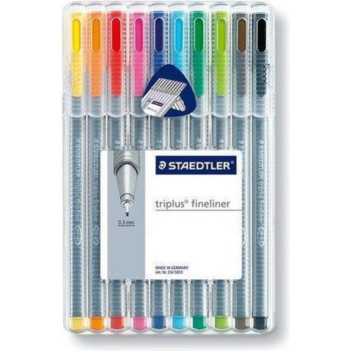 STAEDTLER triplus Fineliner - 10 pcs (0.3 mm)