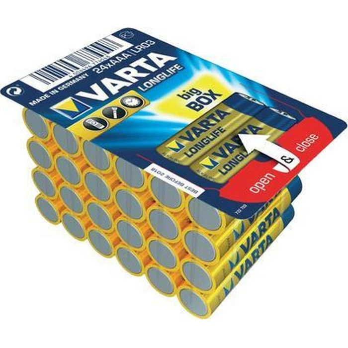 Varta LongLife Power Alkaline Batteries AAA 1.5V 24pcs
