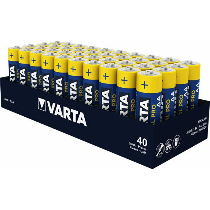 Varta Industrial Pro Αλκαλικές Μπαταρίες AA 1.5V - 40 τεμάχια