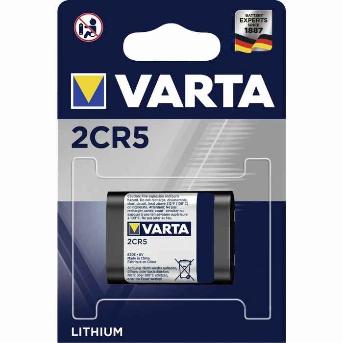 VARTA Μπαταρία φωτογραφική λιθίου 2CR5 DL245
