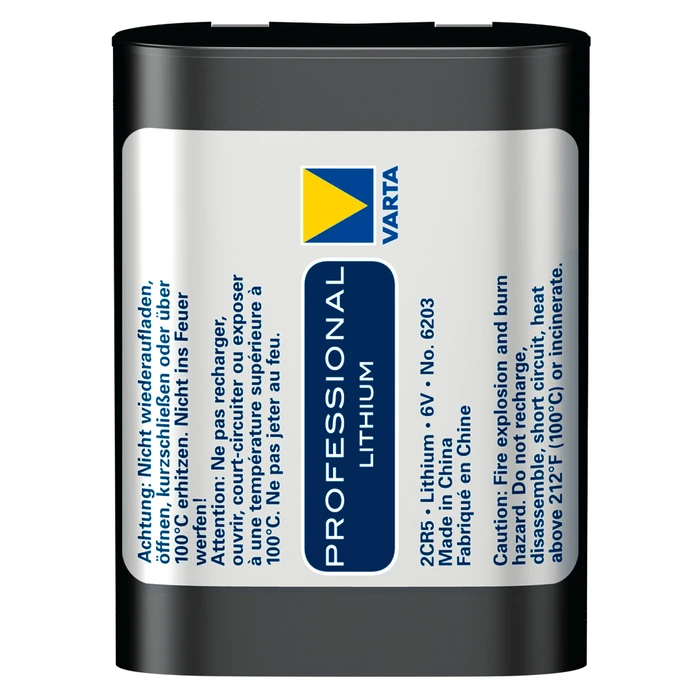 VARTA Photo Lithium Battery 2CR5 DL245
