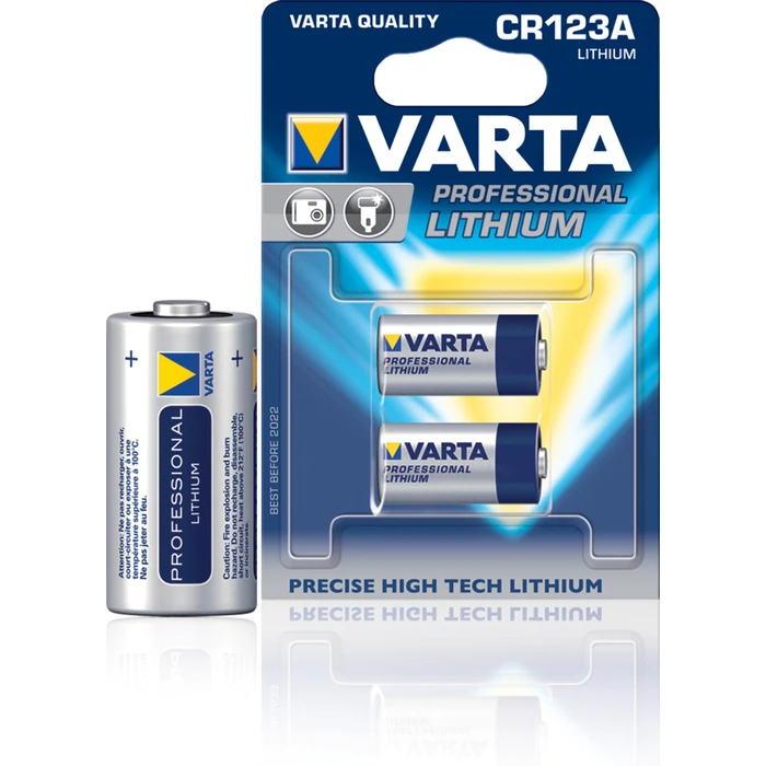 Varta Professional Lithium Μπαταρίες CR123 3V Μιας Χρήσης (Long Life) 2τμχ