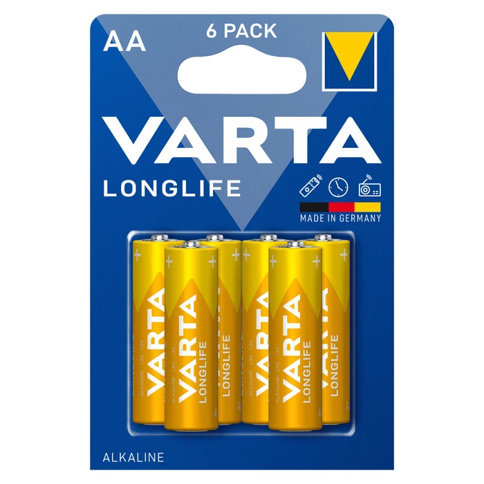 VARTA Μπαταρία Αλκαλική Longlife LR6 AA 4106 Blister